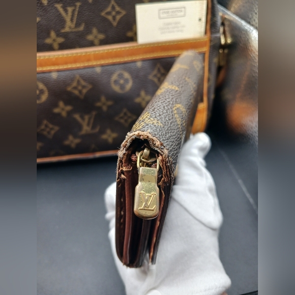 🏷 AS-IS Louis Vuitton Wallet Lot – Monogram Canvas – Parts or Repair - Picture 10 of 17